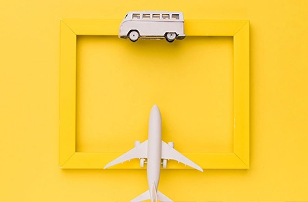 Bus zum Flughafen mieten